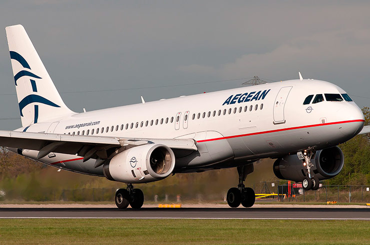Второе место – греческая Aegean Airlines