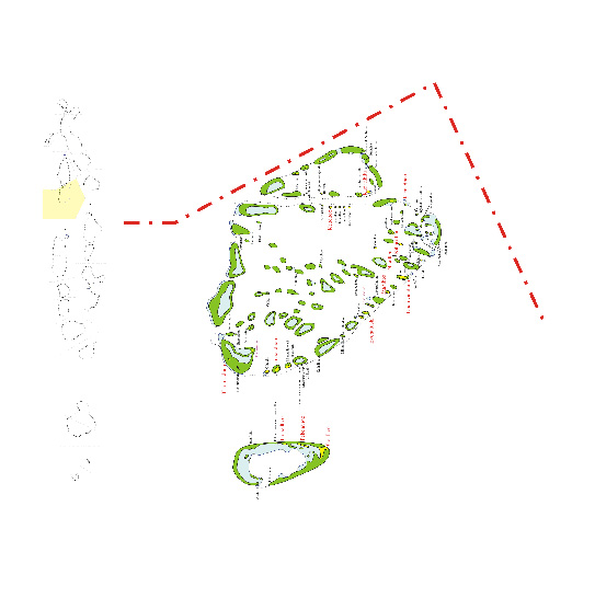 Карта атолла Баа Карта атолла Баа