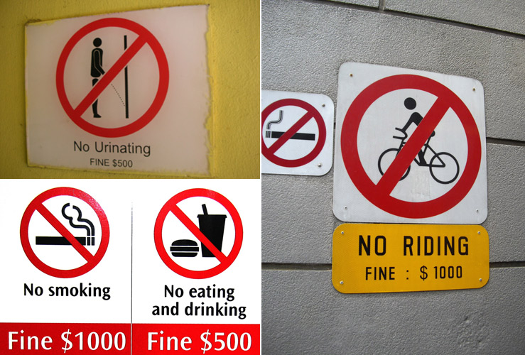 «Страна штрафов» или «Запреты в Сингапуре» «Страна штрафов» или «Запреты в Сингапуре»