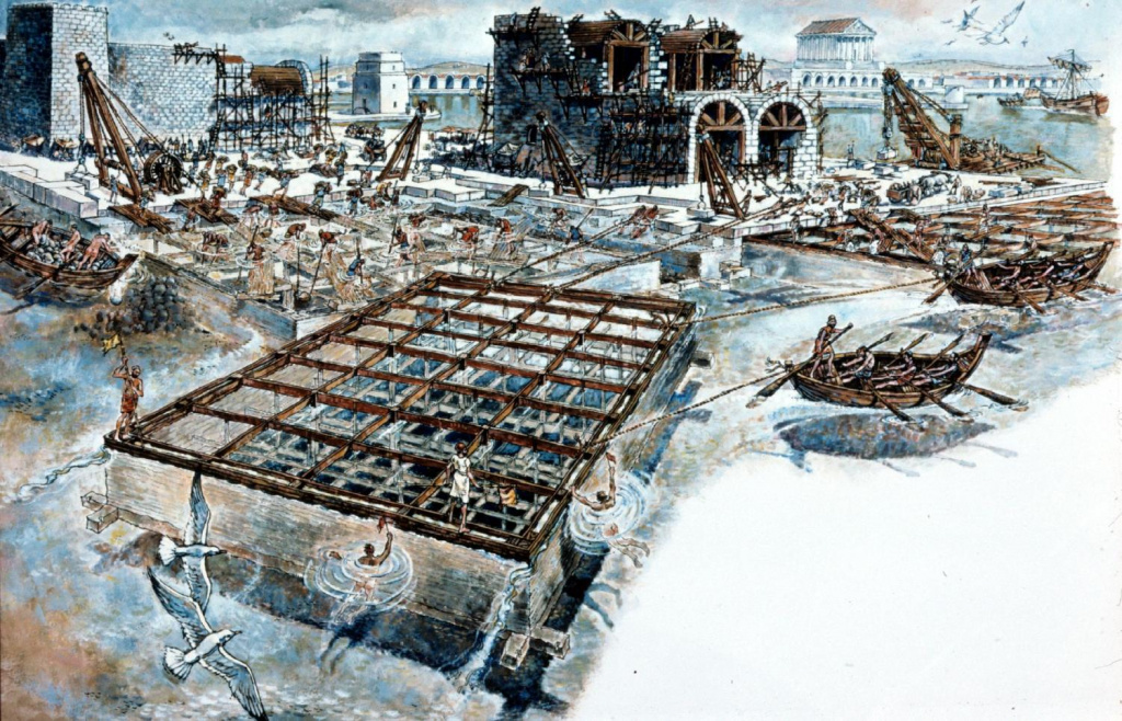 Кейсария. Строительство