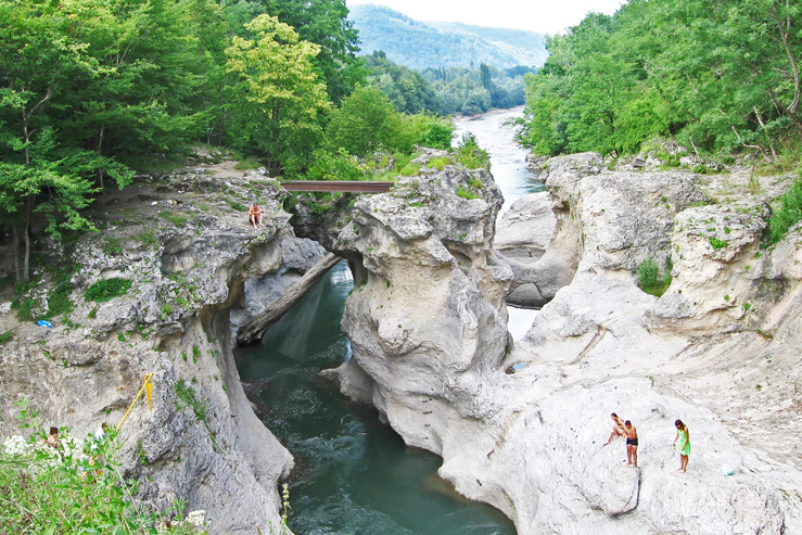 Хаджохская теснина в Адыгее Хаджохская теснина в Адыгее