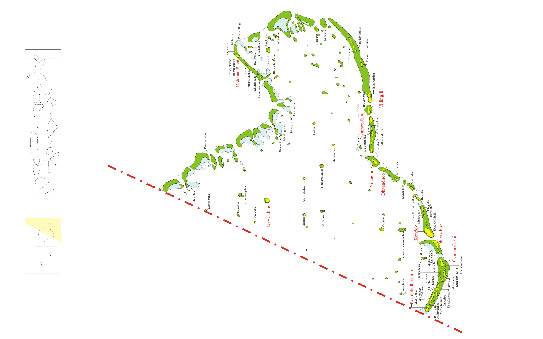 Карта атолла Гаафу Алифу