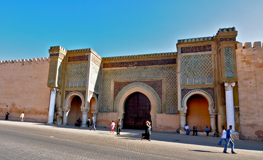 Ворота Баб Мансур (Bab Mansour gate)