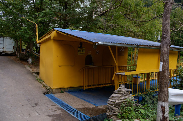 Касса в ущелье Руфабго Касса в ущелье Руфабго