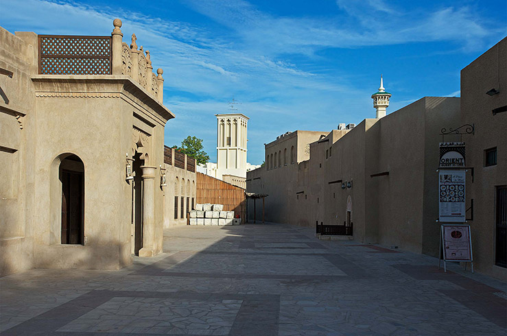 Улицы старого района Дубая Аль-Бастакии Улицы старого района Дубая Аль-Бастакии