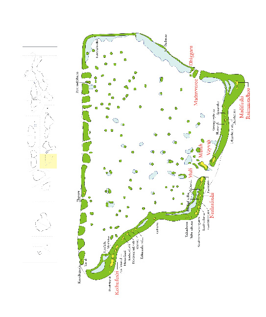 Карта атолла Мииму