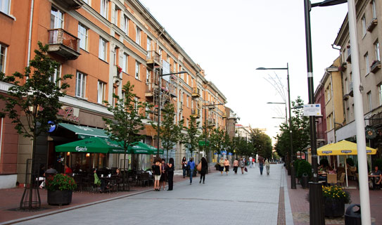 Пешеходная улица Вильняюс 
