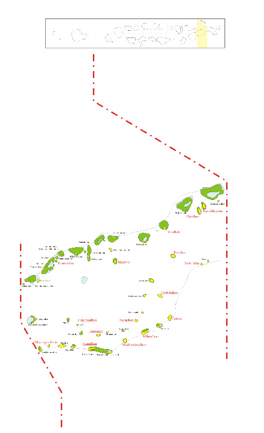 Карта атолла Шавияни