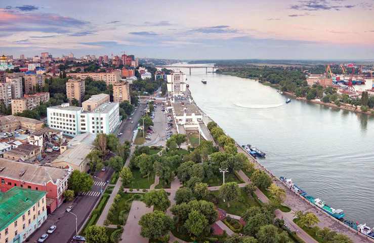 Набережная в Ростове