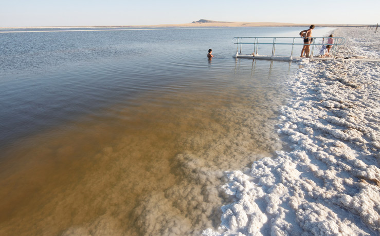 Крупнейшие соленые озера мира - Баскунчак